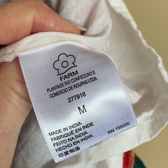 Anthropologie Farm Rio Crochet Top Mini Dress, Sundress, Size Medium - Picture 7 of 14